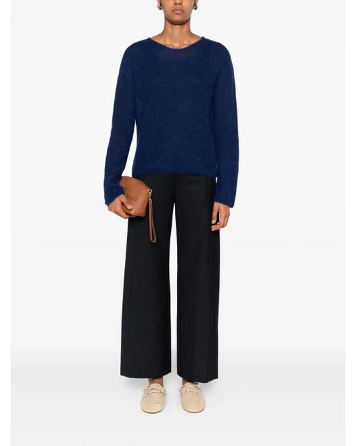 Emporio Armani Blue Long-Sleeve Sweater