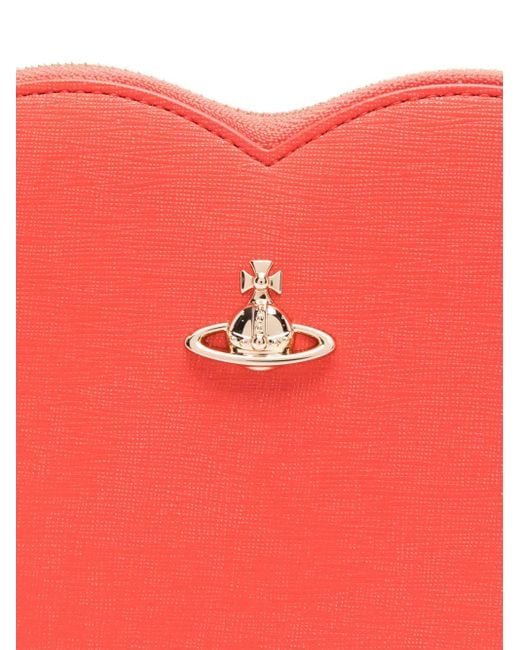 Borsa A Tracolla New Heart di Vivienne Westwood in Pink