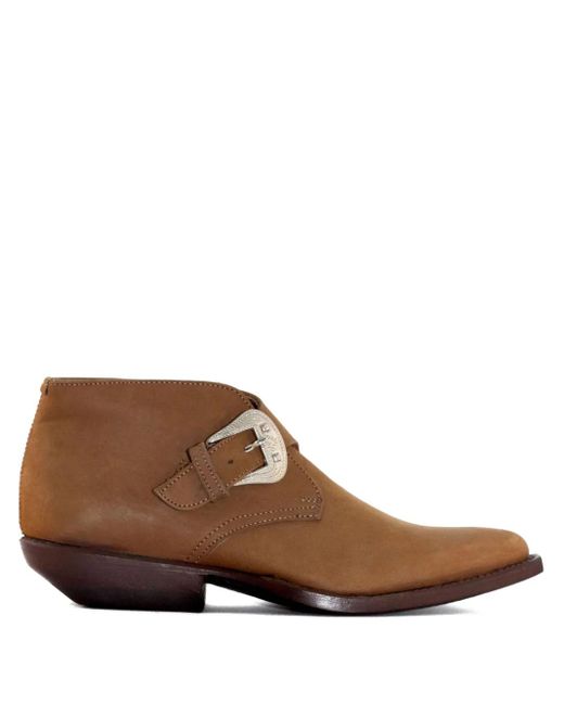 Sonora Boots バックル スエードブーツ Brown