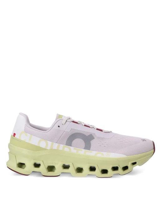 On Shoes White Cloudmster Sneakers for men