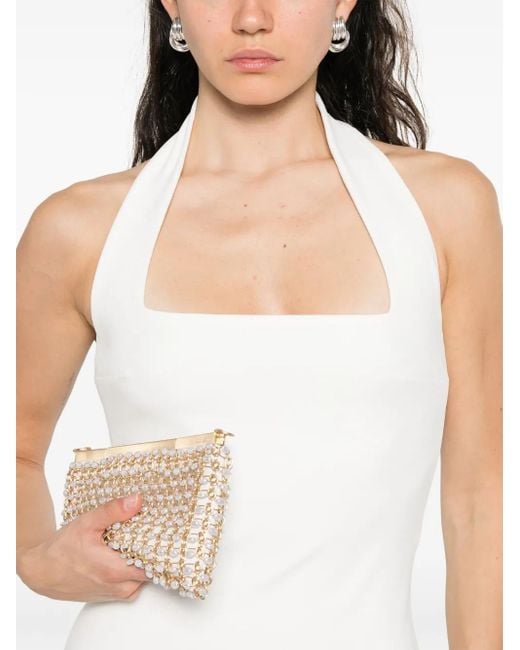 Solace London White Ilona Maxi Dress