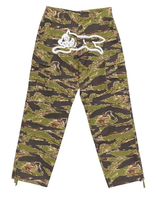 ICECREAM Green Cargo-Pocket Trousers for men