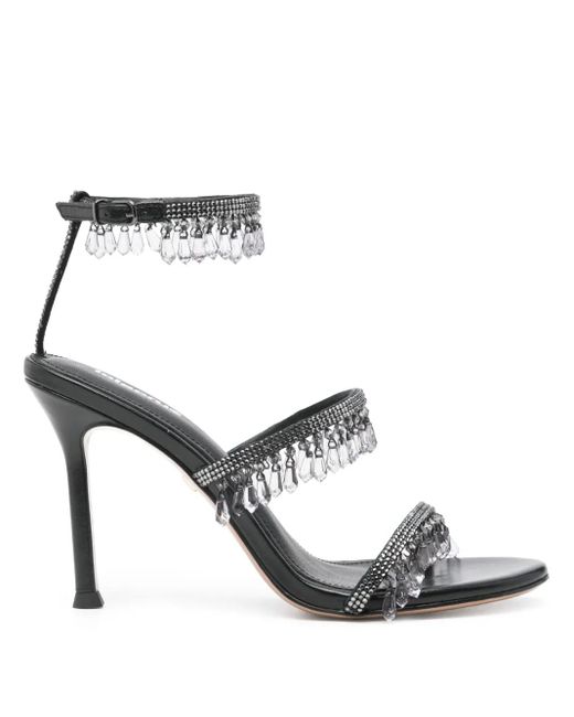Lola Cruz Metallic 100Mm Flamenca Sandals