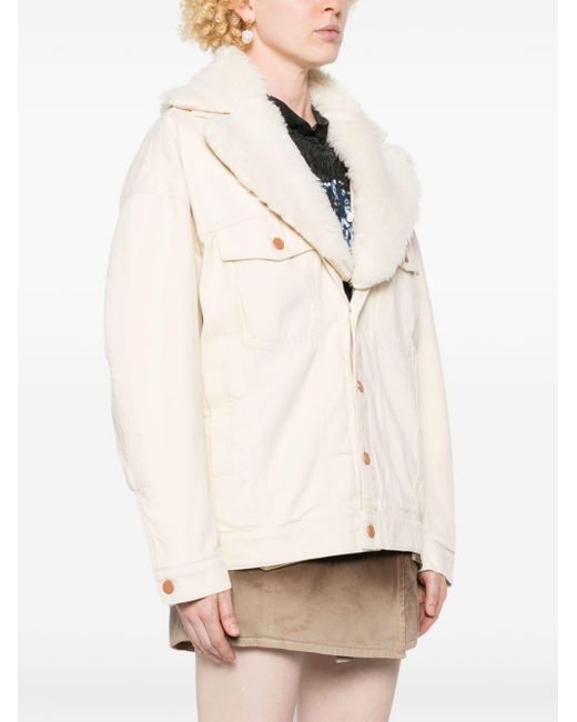 3x1 Dumbo Jacket in Natural Lyst