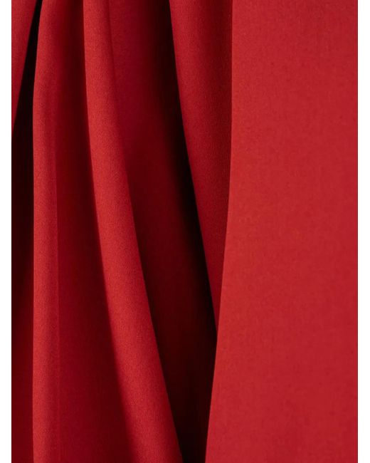 Tom Ford Red Long-Sleeve Silk Shirt