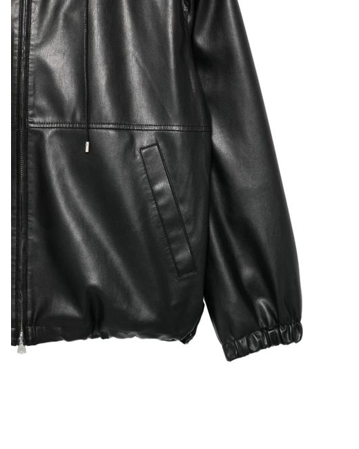 DUNST Black Hooded Zip Jacket