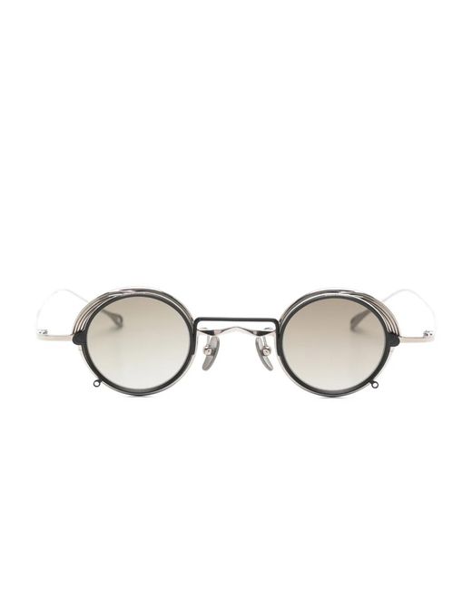Rigards Metallic Ziggy Chen Round-Frame Glasses
