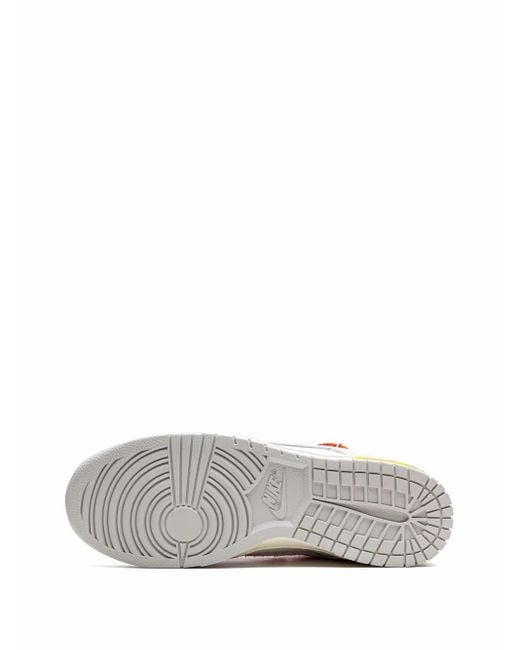 NIKE X OFF-WHITE Multicolor Dunk Low "Lot 11" Sneakers