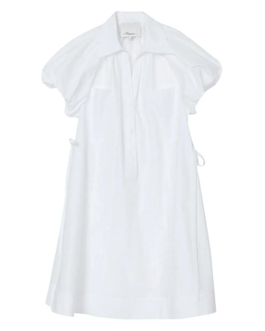 3.1 Phillip Lim White Poplin Midi Dress