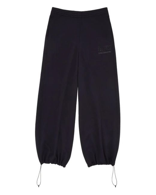 MM6 MAISON MARGIELA X SALOMON Blue Drawstring-Cuff Logo-Print Trousers for men