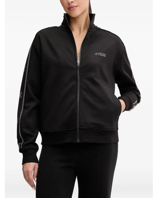 Guess Black Flaminia Ribbed Top