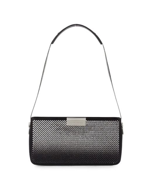 Alexander Wang White Siren Crystal-Embellished Shoulder Bag