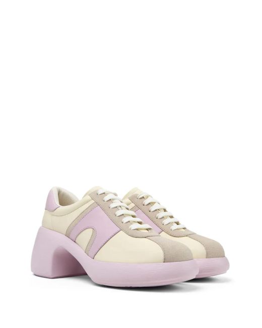 Camper Pink Thelma Platform Mid-Heel Trainers