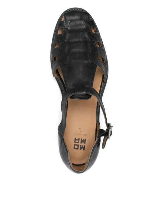 Moma Black Nottingham Flat Pumps