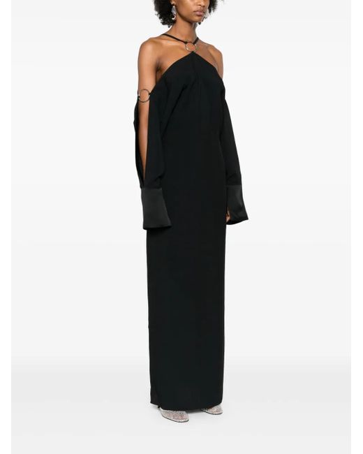 ‎Taller Marmo Black Volturno Maxi Dress