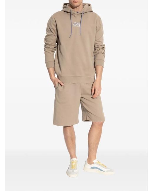 EA7 Natural Hoodies for men