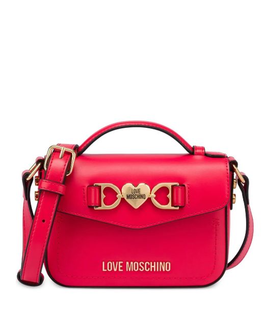 Borsa A Tracolla Love Chain di Love Moschino in Pink