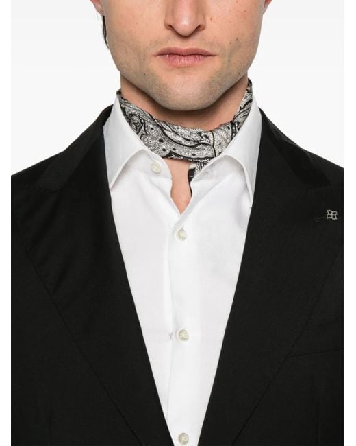 メンズ Tagliatore ウールスーツ Black