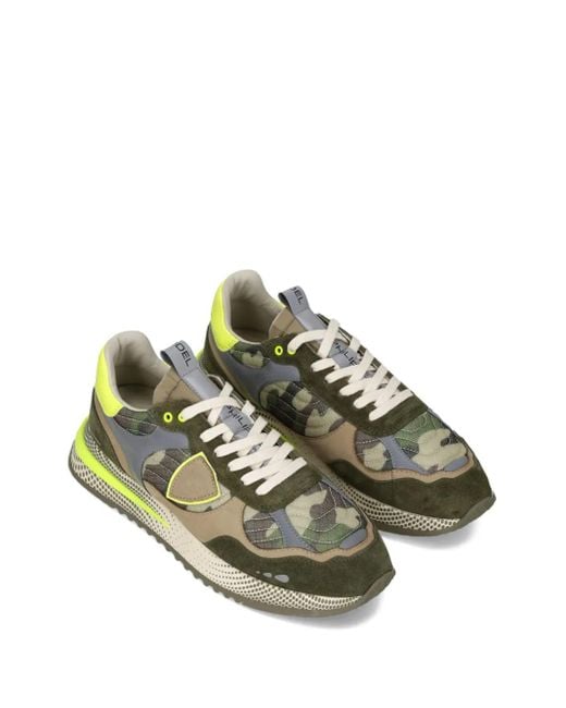 Philippe Model Green Olympique Sneakers for men