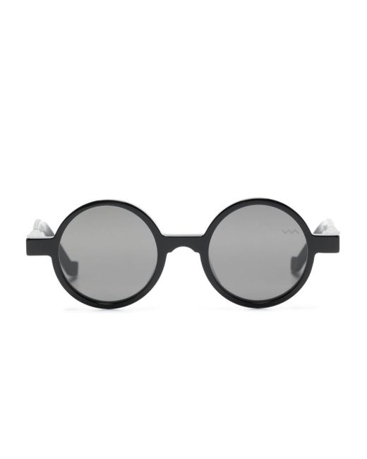 VAVA Eyewear Black Wl0006 Round-frame Sunglasses