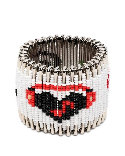 Chopova Lowena Multicolor Bracelet Safety Pin