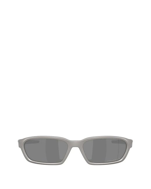 Oakley Gray Permian Rectangle-Frame Sunglasses
