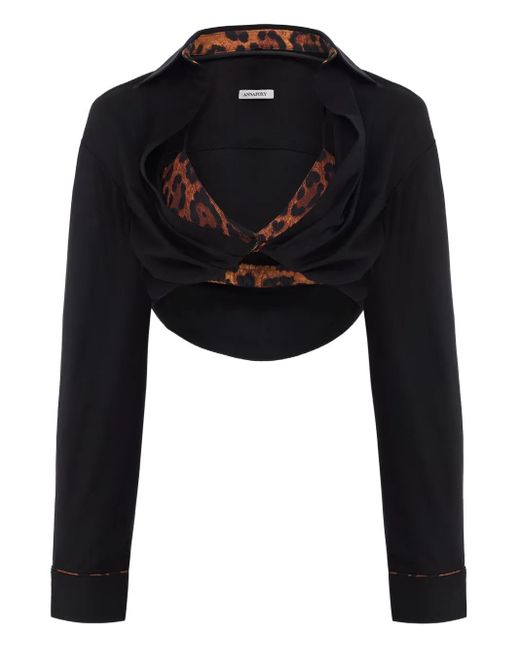 ANNAFOXY Black Amelia Shirt