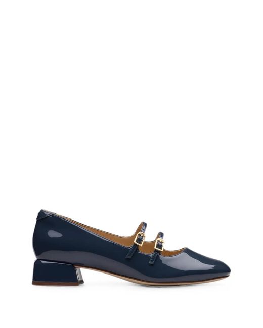 Clarks Blue Daiss30 Shine Mary-Jane Pumps
