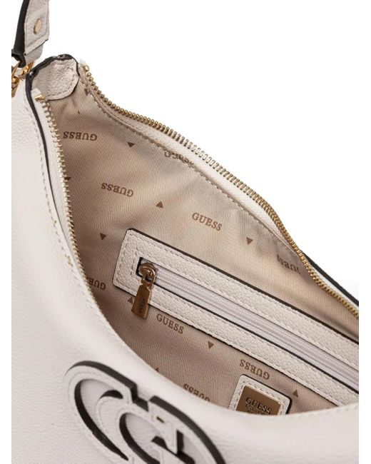 Guess Natural Umhängetasche Mit Logo-Patch