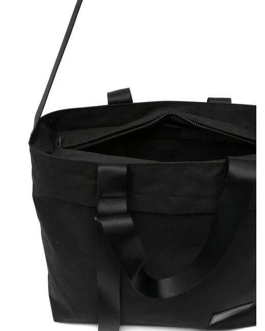 Juun.J Black Sac À Main À Patch Logo for men