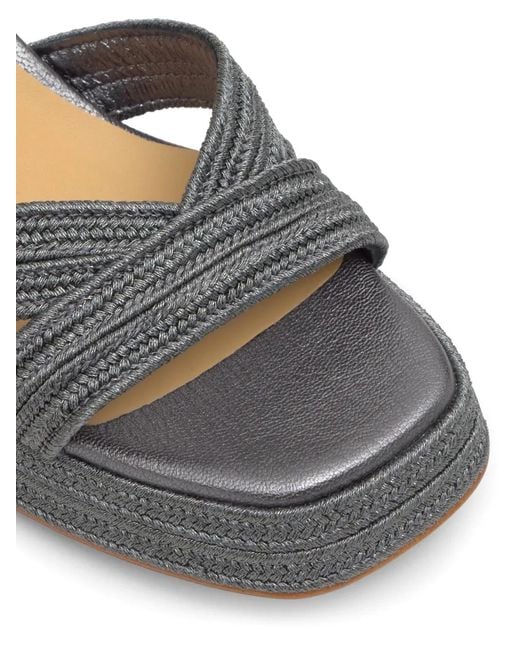 Castaner White Vallita Sandals