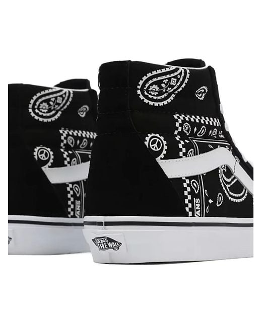 Vans Black Sk8-Hi Sneakers