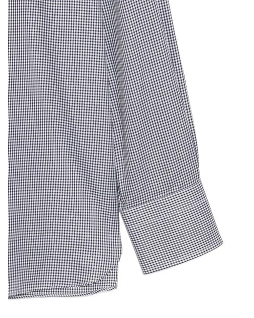 Tom Ford Gray Plaid Cotton Shirt for men