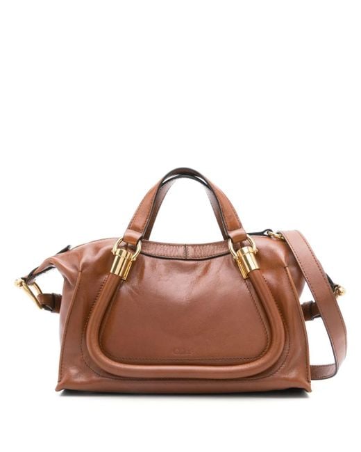 Chloé Brown Small Paraty 24 Bag