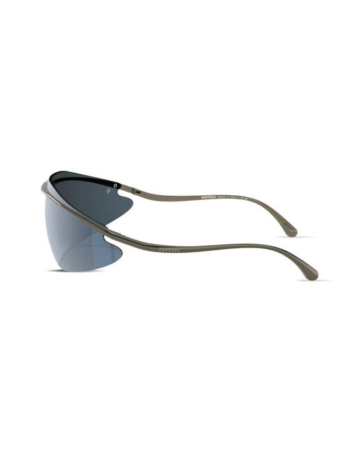 Ferrari Blue Oversize-Frame Sunglasses