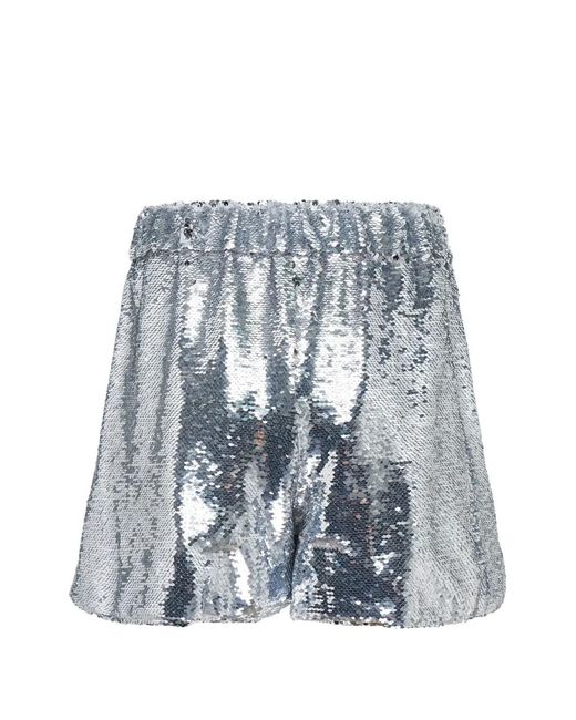 Simone Rocha Blue Sequin-Embellished Shorts for men