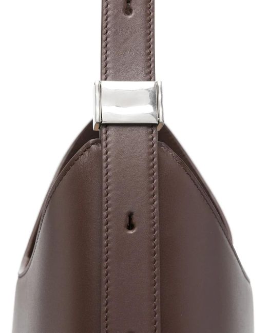 Jil Sander Brown Medium Eldorado Shoulder Bag