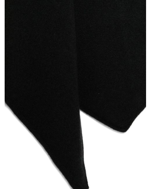 Sofie D'Hoore Black Marc Triangular Wool Scarf