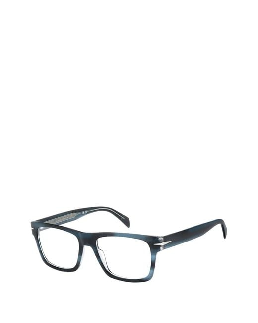 David Beckham Black Square-Frame Glasses