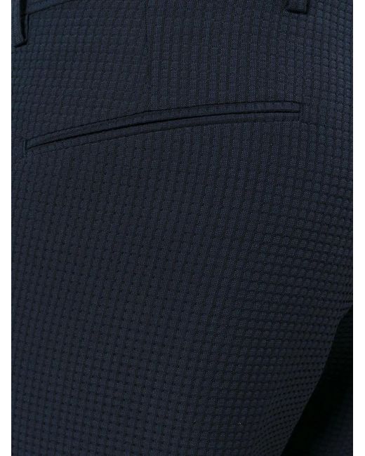 Briglia 1949 Blue Checked Trousers for men