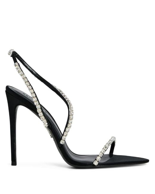 Sandalias Erminia con tacón de 110 mm retroféte de color Black