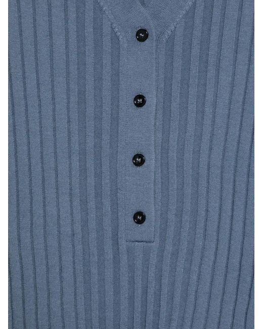 IRO Blue Haut Nervuré Lunea À Boutonnière