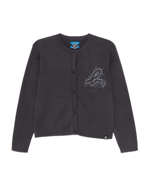 SPORT b. by agnès b. Blue Cardigan mit Logo