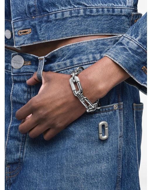 Marc Jacobs Blue The Pop J Marc Pavé Bracelet