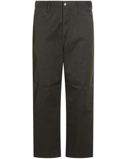 Carhartt Gray Simple Trousers for men