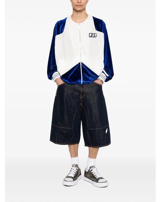 PDF Blue Zipped Jacket for men