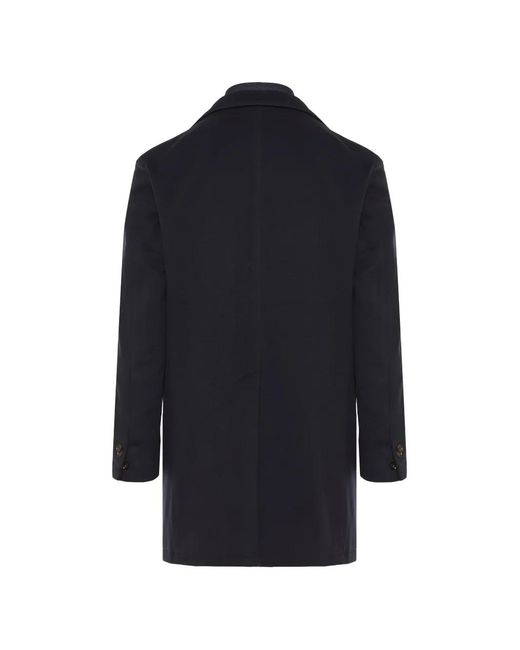 Corneliani Blue Layered Coat for men