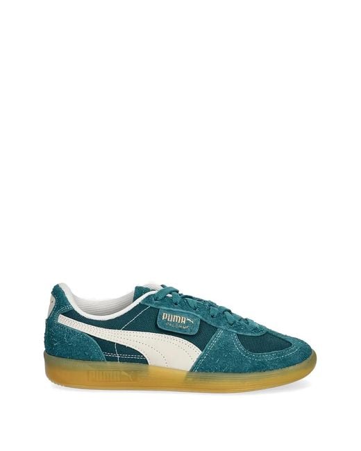 PUMA Blue Palermo Vintage Sneakers for men