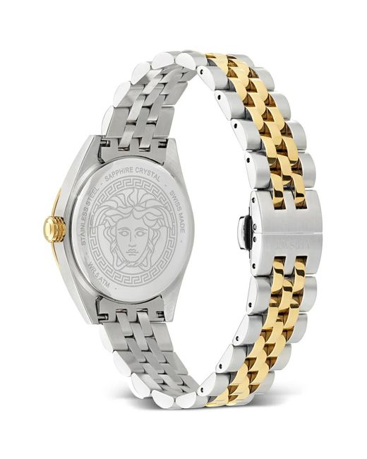 Versace Blue V-Code 36Mm Watch
