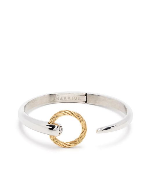 Charriol White Infinity Zen Bracelet